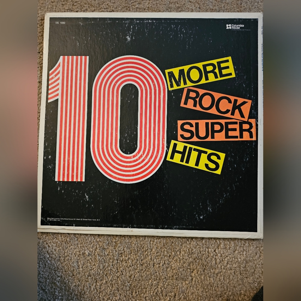 10 MORE Rock Super Hits Album LP Vinyl